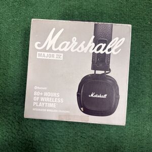 New Marshall - Major IV Bluetooth Headphone with wireless charging Black